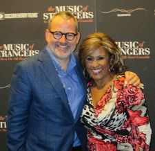 Morgan Neville with host Darlene Love